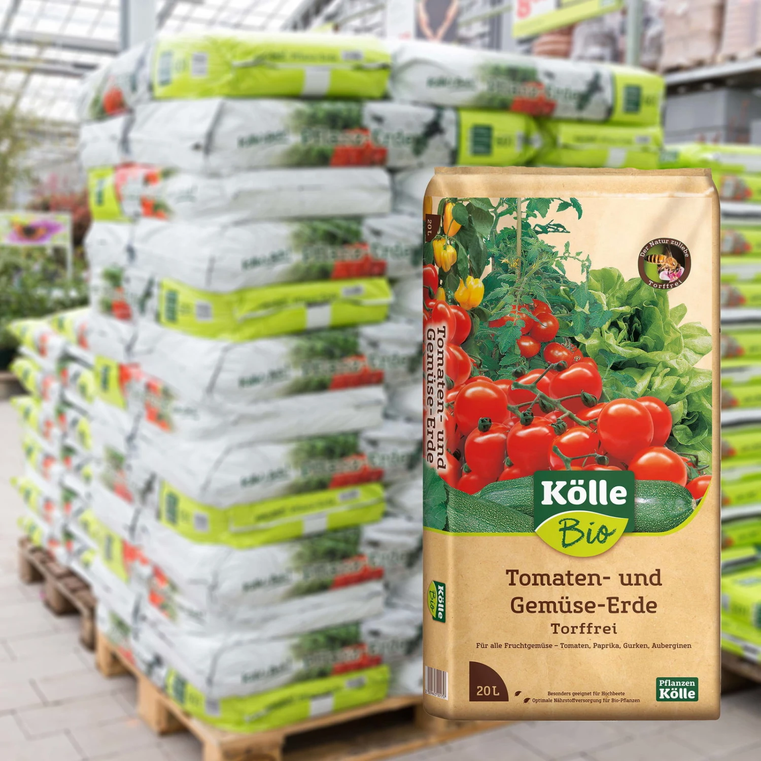Tomaten- Und Gemüseerde Torffrei, 2400l, 120 Sack á 20 L, Palettenware 3 Tomaten- Und Gemüseerde Torffrei, 2400l, 120 Sack á 20 L, Palettenware