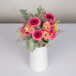 Gemischter Blumenbund 'Glücksmoment' Inkl. Gratis Grußkarte 7 Gemischter Blumenbund 'Glücksmoment' Inkl. Gratis Grußkarte -Günstiges Saat Zeit Geschäft 1025700003 DIY Mixbund Gluecksmoment Gerbera Lisianthus Euka Statice 2 94526