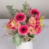 Gemischter Blumenbund 'Glücksmoment' Inkl. Gratis Grußkarte -Günstiges Saat Zeit Geschäft 1025700003 DIY Mixbund Gluecksmoment Gerbera Lisianthus Euka Statice 2 d 100170