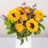 Gemischter Blumenbund 'Sommergruß' Inkl. Gratis Grußkarte -Günstiges Saat Zeit Geschäft 1025700005 DIY Mixbund Sommergruss Helianthus Rose Santini Statice 2 d 100172