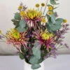 Gemischter Blumenbund 'Baltazar' Inkl. Gratis Grußkarte -Günstiges Saat Zeit Geschäft 1025700010 DIY Mixbund Baltazar Chrysanth Craspedia Euka Statice 1 1 d 100177