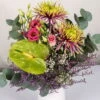 Gemischter Blumenbund 'Baltazar Mit Anthurie' Inkl. Gratis Grußkarte -Günstiges Saat Zeit Geschäft 1025700011 DIY Mixbund Baltazar mit Anthurie Chrysa Lisi Gypso Statice Euka Anthurie 1 1 d 100178