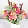 Gemischter Blumenbund 'Eleganz In Rosa' Inkl. Gratis Grußkarte -Günstiges Saat Zeit Geschäft 1025700014 DIY Mixbund Eleganz in Rosa Lisianthus rosa Gypso Euka Fluffy 2 d 100181