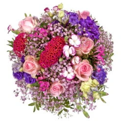 Blumenstrauß 'Blütenzauber' Inkl. Gratis Grußkarte -Günstiges Saat Zeit Geschäft 1110600039 Bluetenzauber D35cm 2 5583