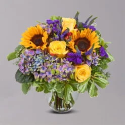 Blumenstrauß 'Sommerfest' Inkl. Gratis Grußkarte -Günstiges Saat Zeit Geschäft 1110600052 Sommerfest grau 103428