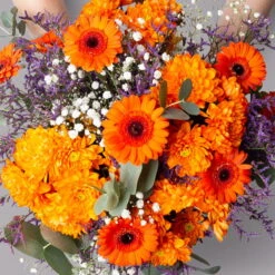 Blumenstrauß 'Rotterdam' Inkl. Gratis Grußkarte -Günstiges Saat Zeit Geschäft 1110600099 strauss rotterdam setting 2 121253